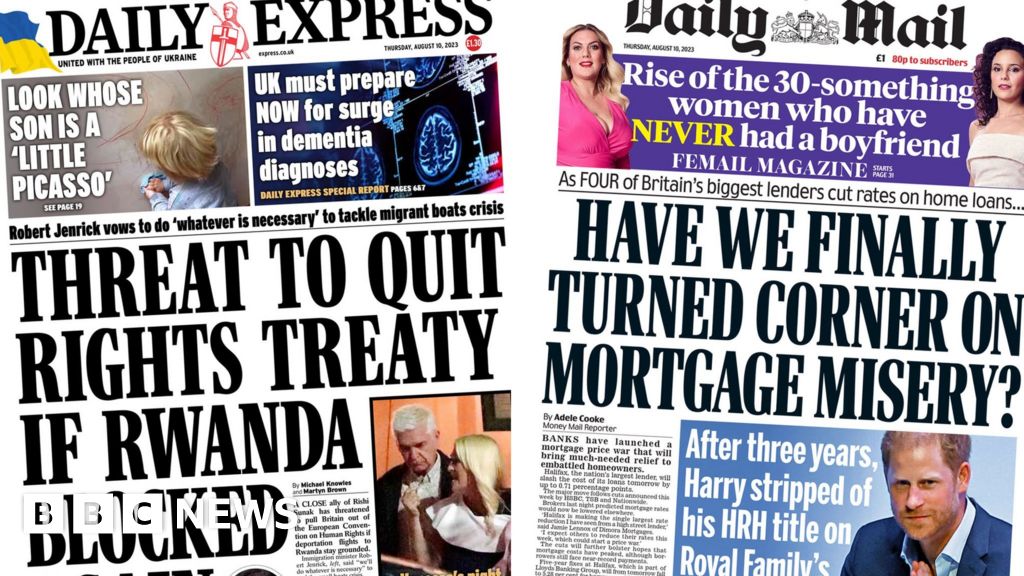 newspaper-headlines:-'threat-to-quit-echr'-and-'mortgage-price-war'