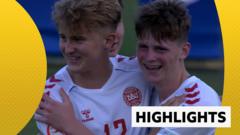 highlights:-wales-defeated-by-denmark-in-first-euros-u17s-match