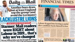 newspaper-headlines:-assange's-freedom-flight-and-'lacklustre-lions'